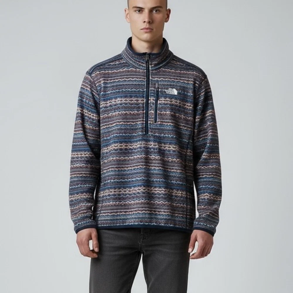 🌻The North Face Geometric Zigzag Outdoor Pullover Men’s Medium